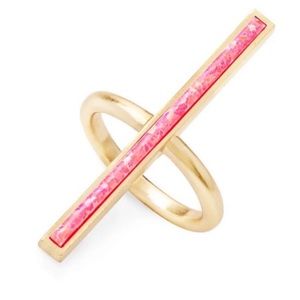 KENDRA SCOTT • Reggie Cocktail Ring Hot Pink Opal